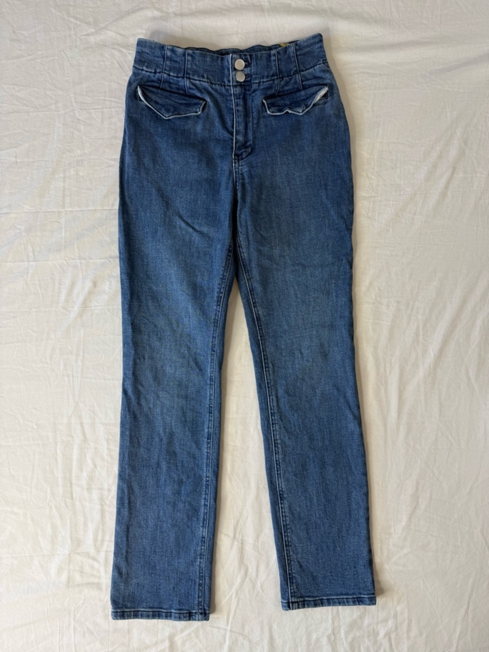 Maeve Anthropologie High Rise Skinny Jeans Size 26 Medium Wash Stretch Denim